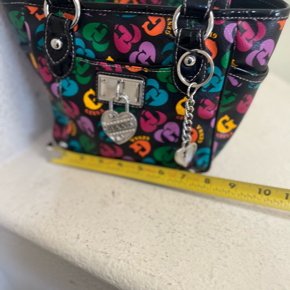 Genna by Anna De Rossi multicoloured handbag #y2k #festival tote bag - Picture 9 of 15